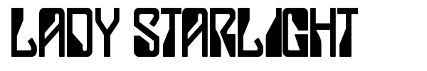Lady Starlight font preview